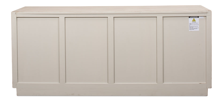 Argyle Sideboard 4 Doors Stone Grey-Sideboards-Sarreid-LOOMLAN