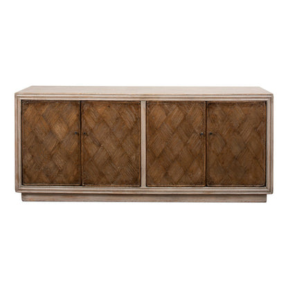 Argyle Sideboard 4 Doors Stone Grey-Sideboards-Sarreid-LOOMLAN