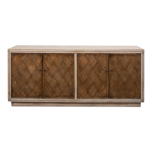 Argyle Sideboard 4 Doors Stone Grey-Sideboards-Sarreid-LOOMLAN