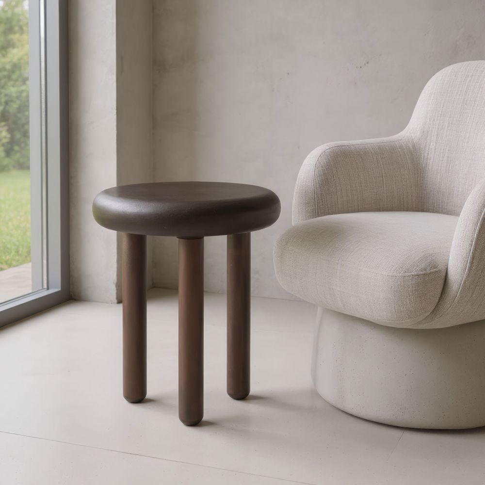 Zuo Modern Arian Aluminum Round Side Table