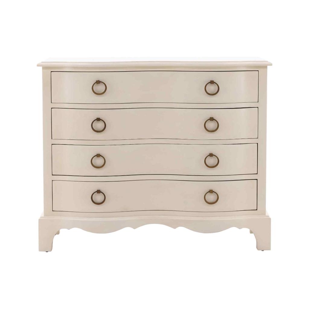 Ariel Four Drawers Wood Chest