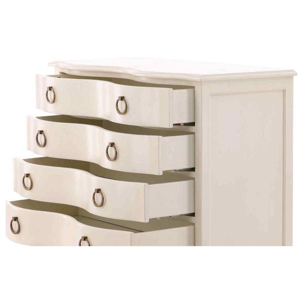 Ariel Four Drawers Wood Chest