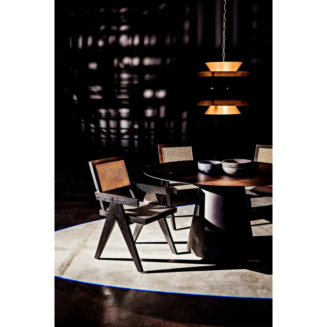 Noir Arion Pendant, Steel with Brass Finish