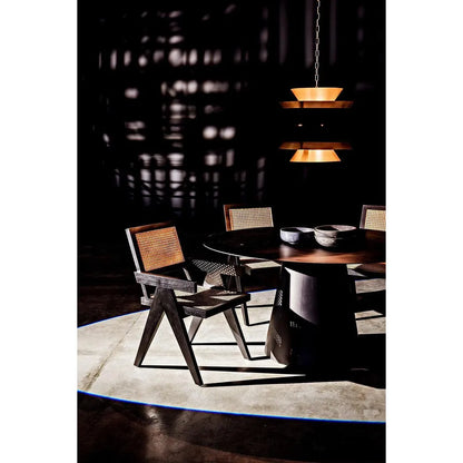 Noir Arion Pendant, Steel with Brass Finish