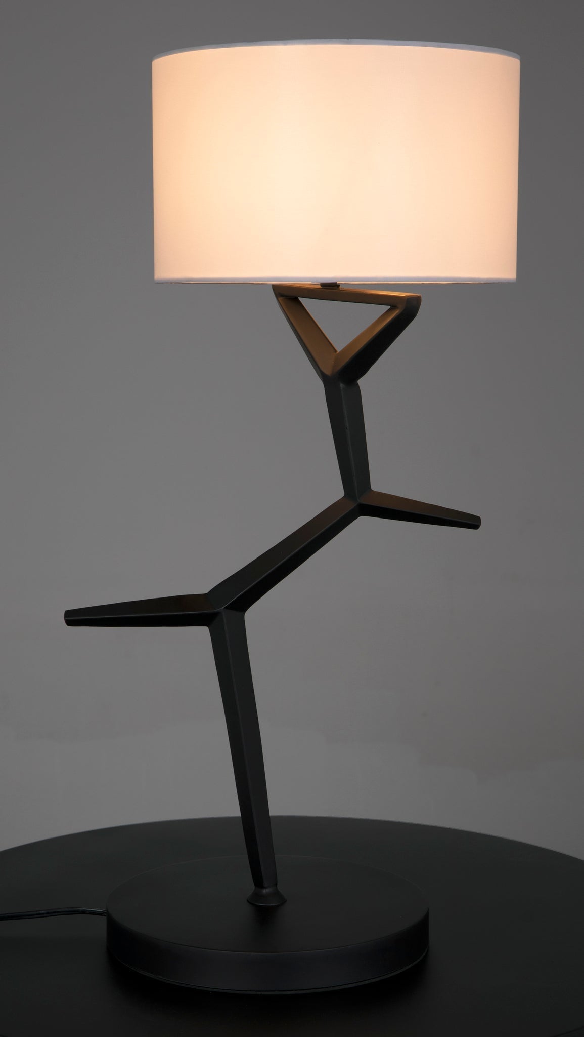 Arizona Lamp w/Shade-Table Lamps-Noir-Sideboards and Things