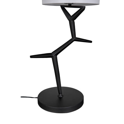 Arizona Lamp w/Shade-Table Lamps-Noir-Sideboards and Things