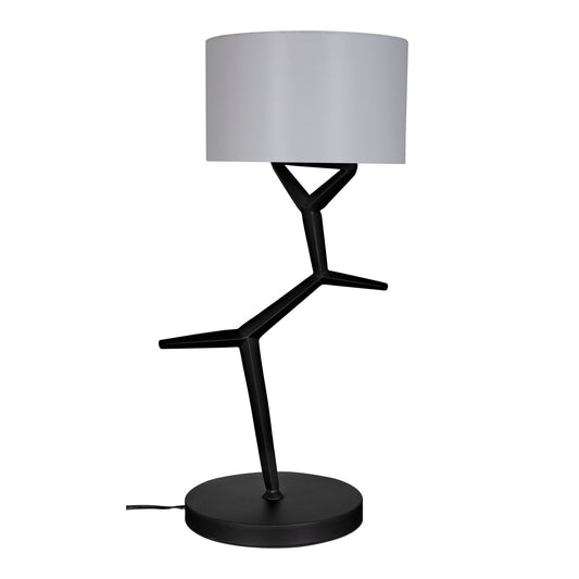 Arizona Lamp w/Shade-Table Lamps-Noir-Sideboards and Things