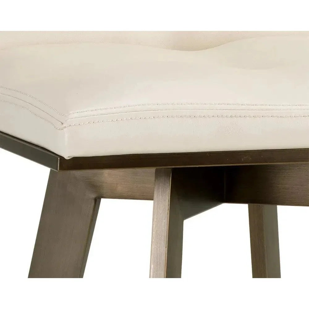 SUNPAN Arizona Leather Swivel Barstool