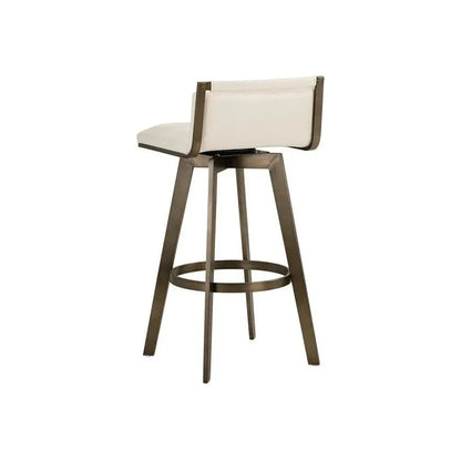 SUNPAN Arizona Leather Swivel Barstool