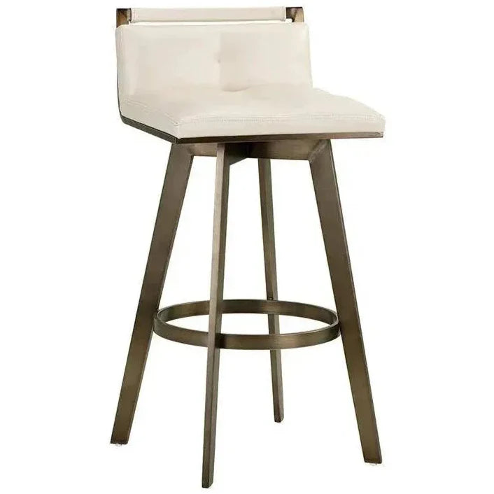 SUNPAN Arizona Leather Swivel Barstool