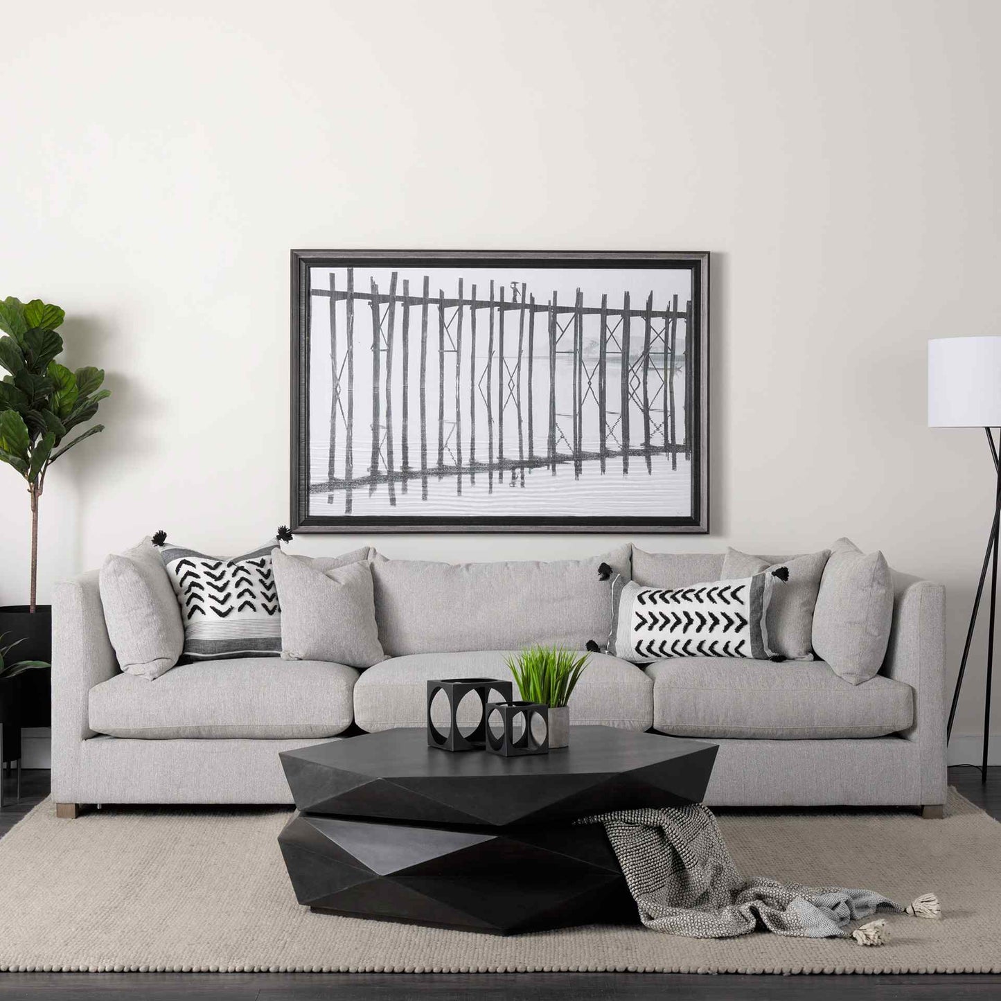 Mercana Arreto Hexagonal Storage Coffee Table