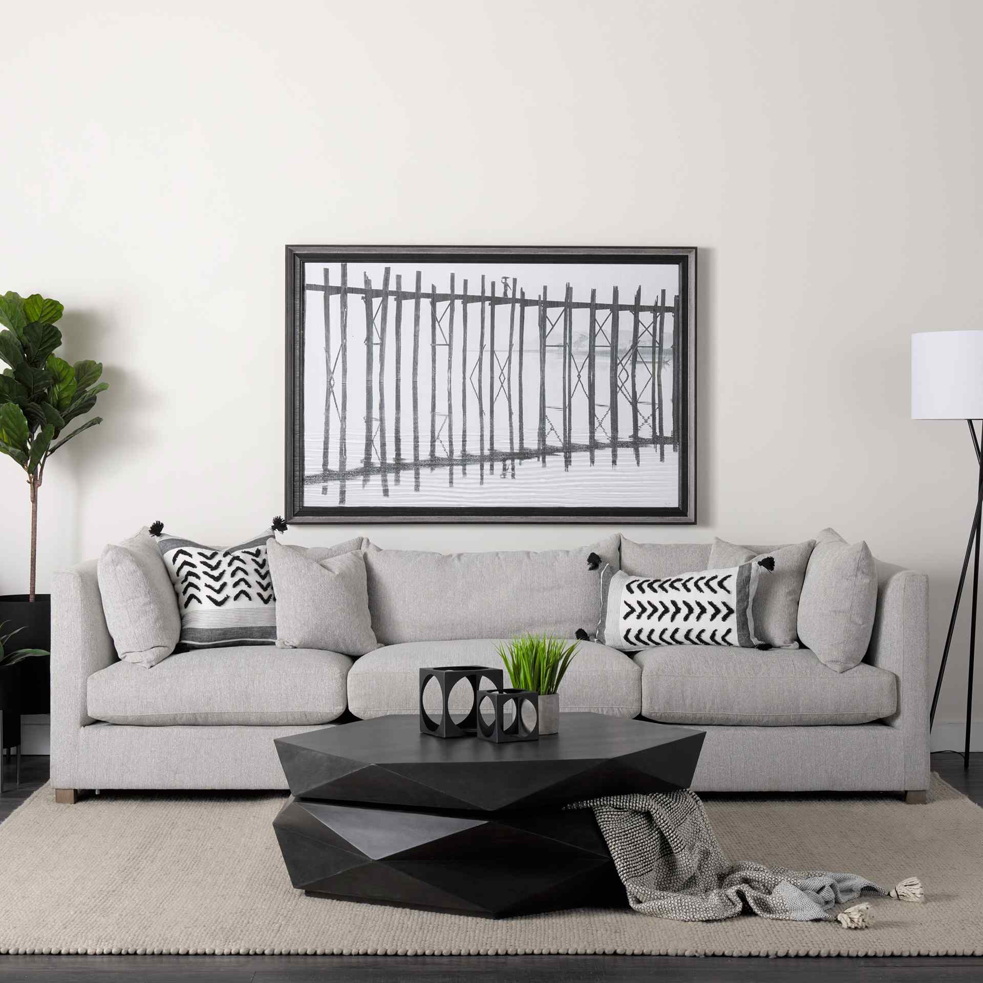 Mercana Arreto Hexagonal Storage Coffee Table