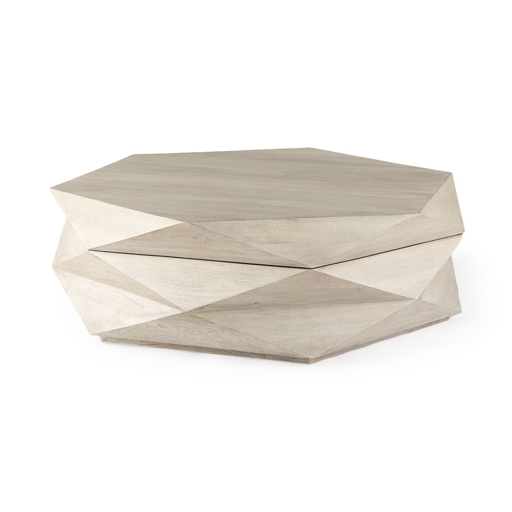 Mercana Arreto Hexagonal Storage Coffee Table