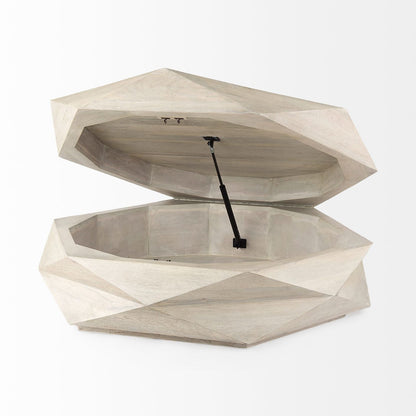 Mercana Arreto Hexagonal Storage Coffee Table