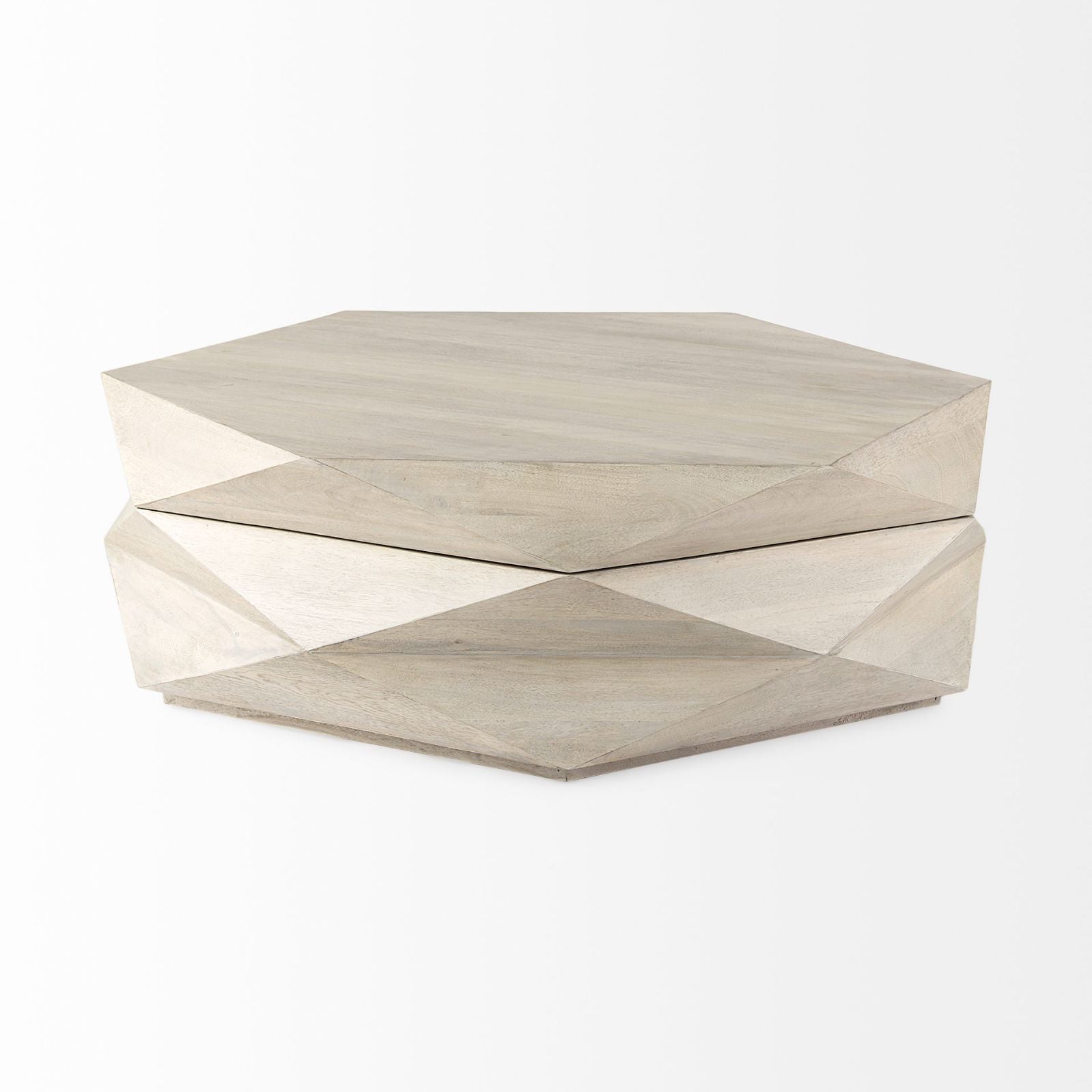 Mercana Arreto Hexagonal Storage Coffee Table