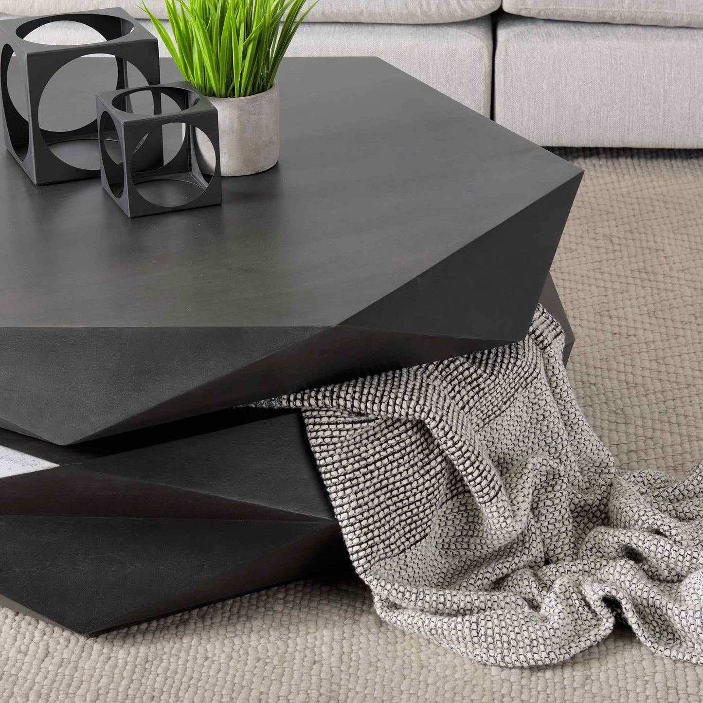 Mercana Arreto Hexagonal Storage Coffee Table