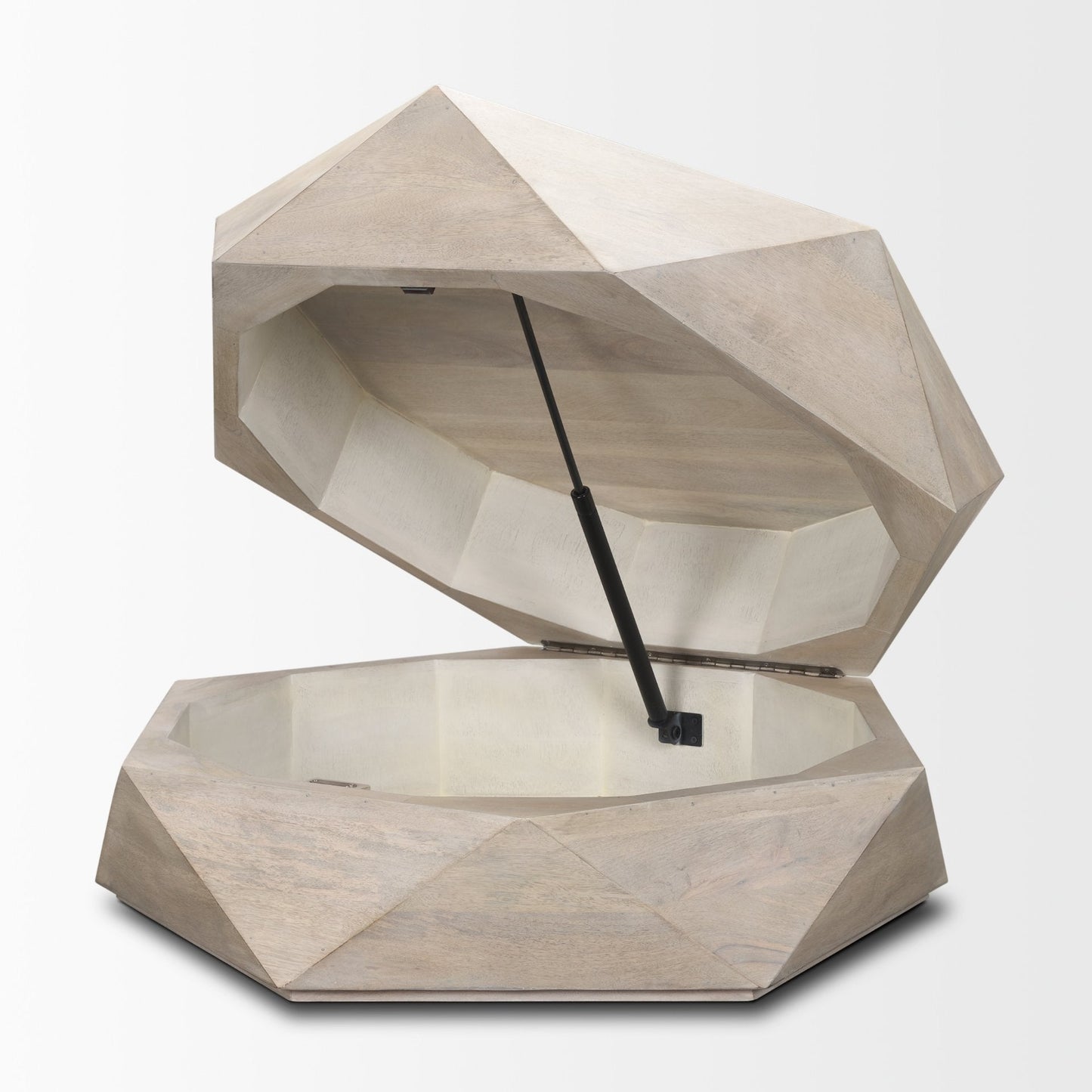 Mercana Arreto Wooden Hexagonal Coffee Table
