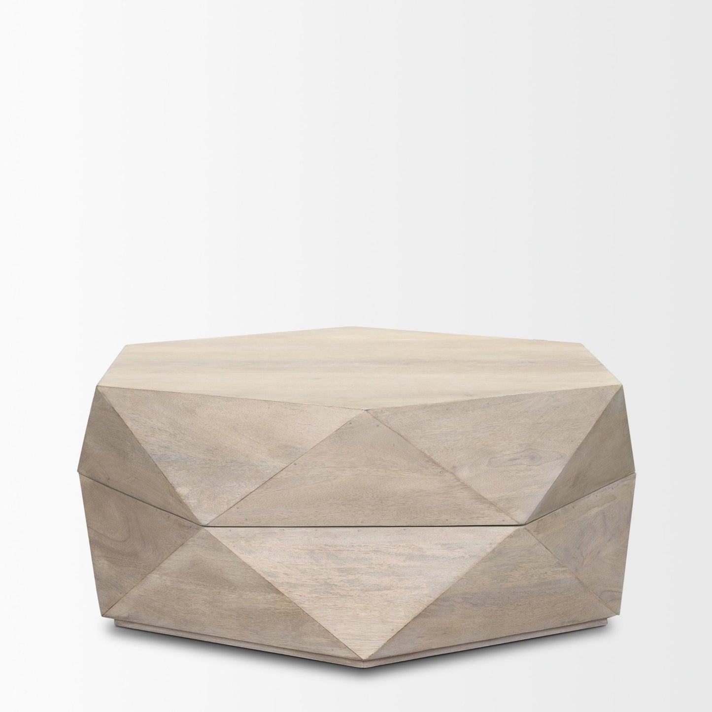 Mercana Arreto Wooden Hexagonal Coffee Table