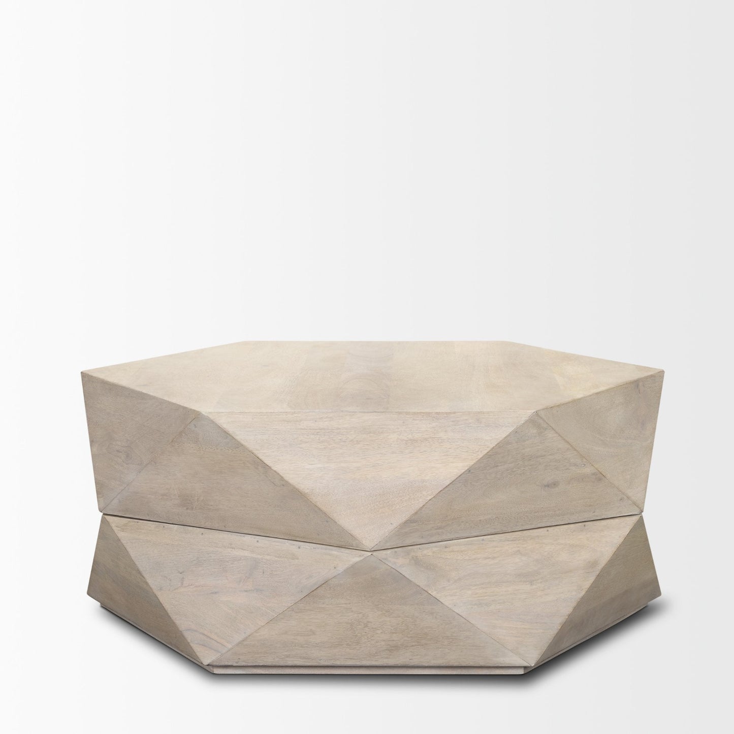 Mercana Arreto Wooden Hexagonal Coffee Table
