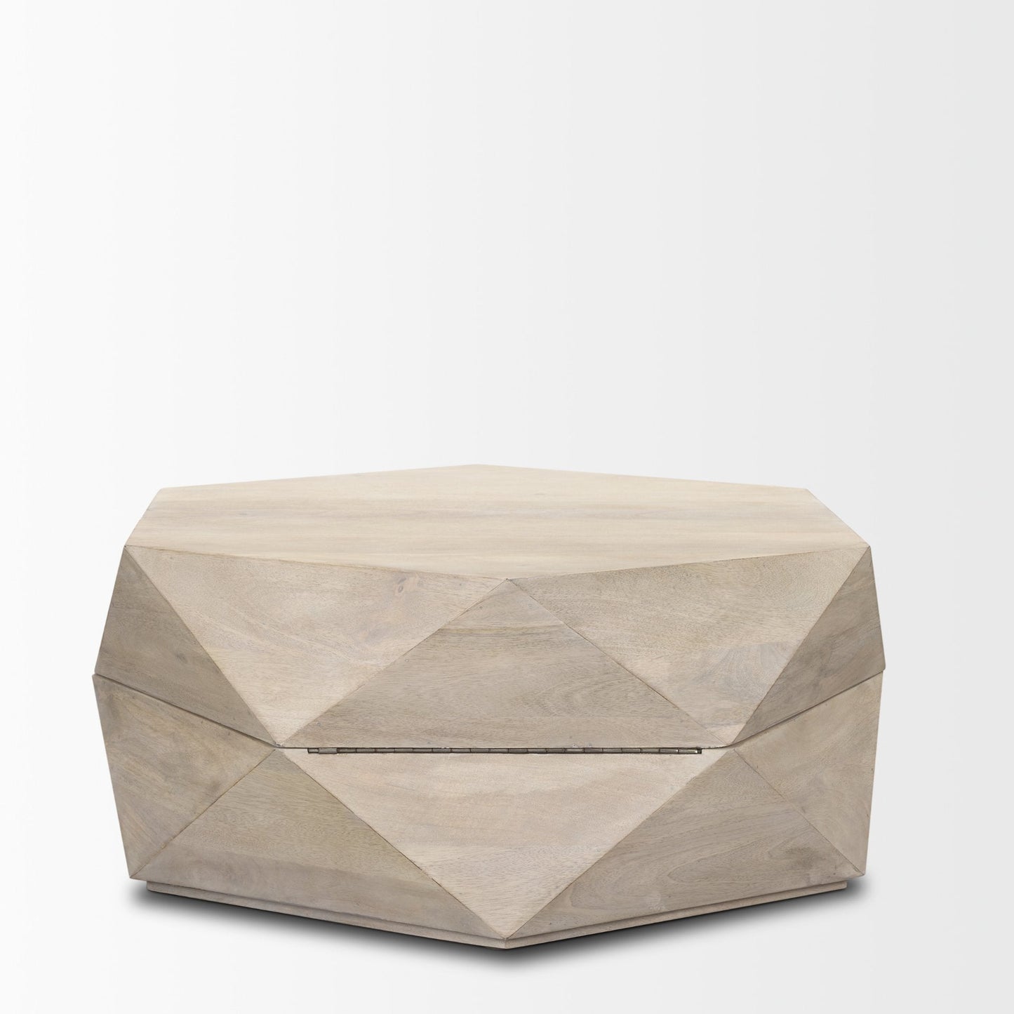 Mercana Arreto Wooden Hexagonal Coffee Table