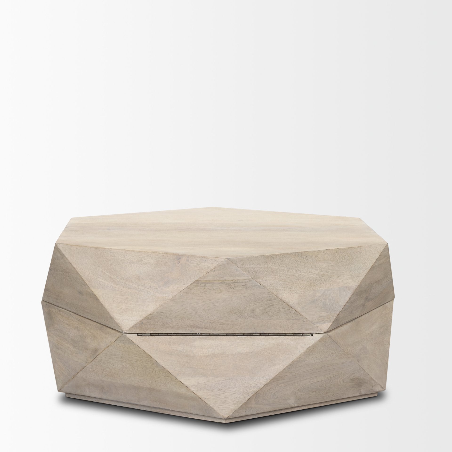 Mercana Arreto Wooden Hexagonal Coffee Table