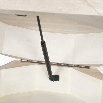 Mercana Arreto Wooden Hexagonal Coffee Table