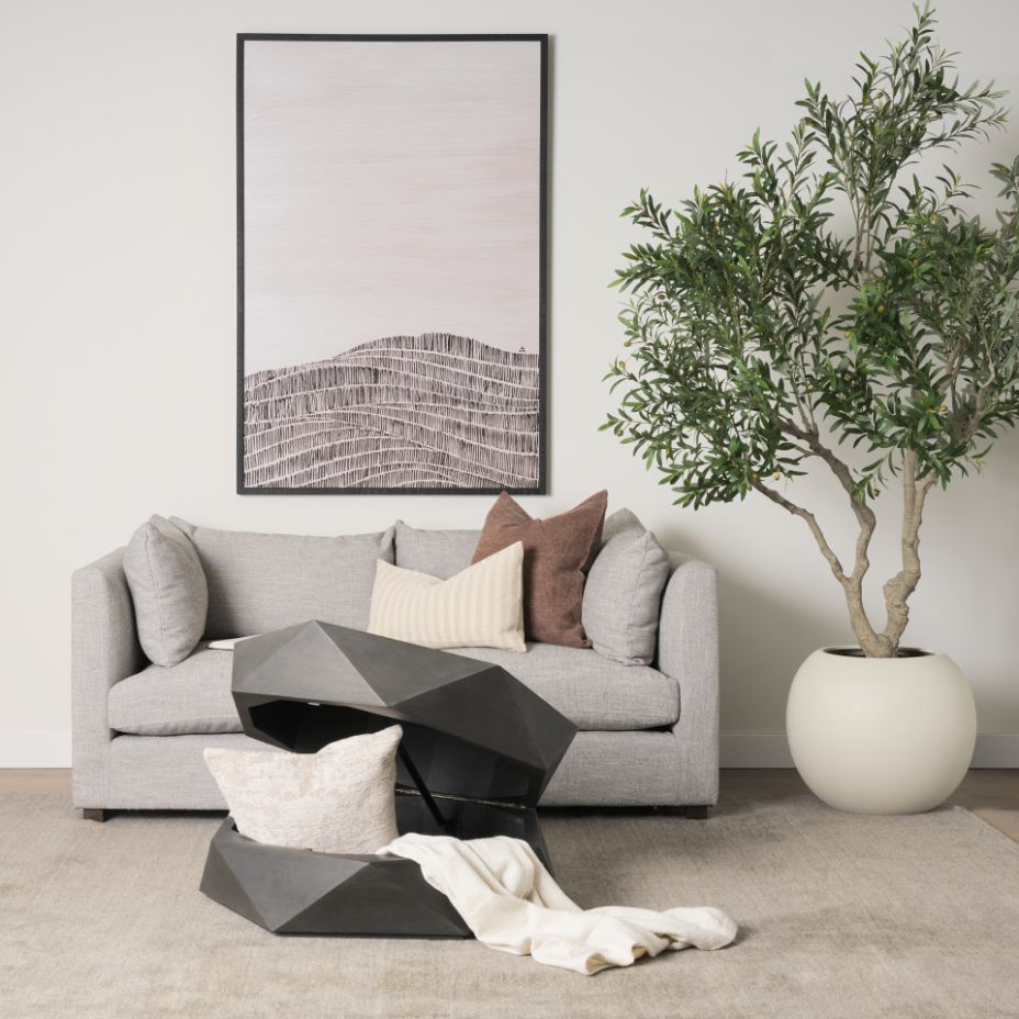 Mercana Arreto Wooden Hexagonal Coffee Table
