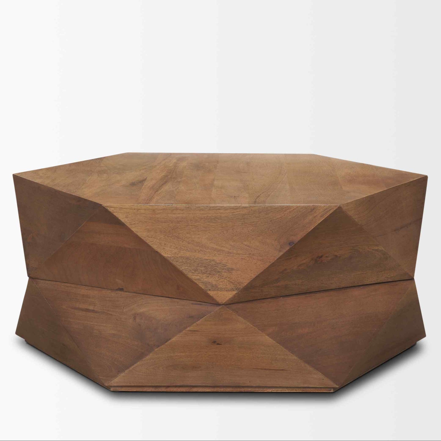 Mercana Arreto Wooden Hexagonal Coffee Table