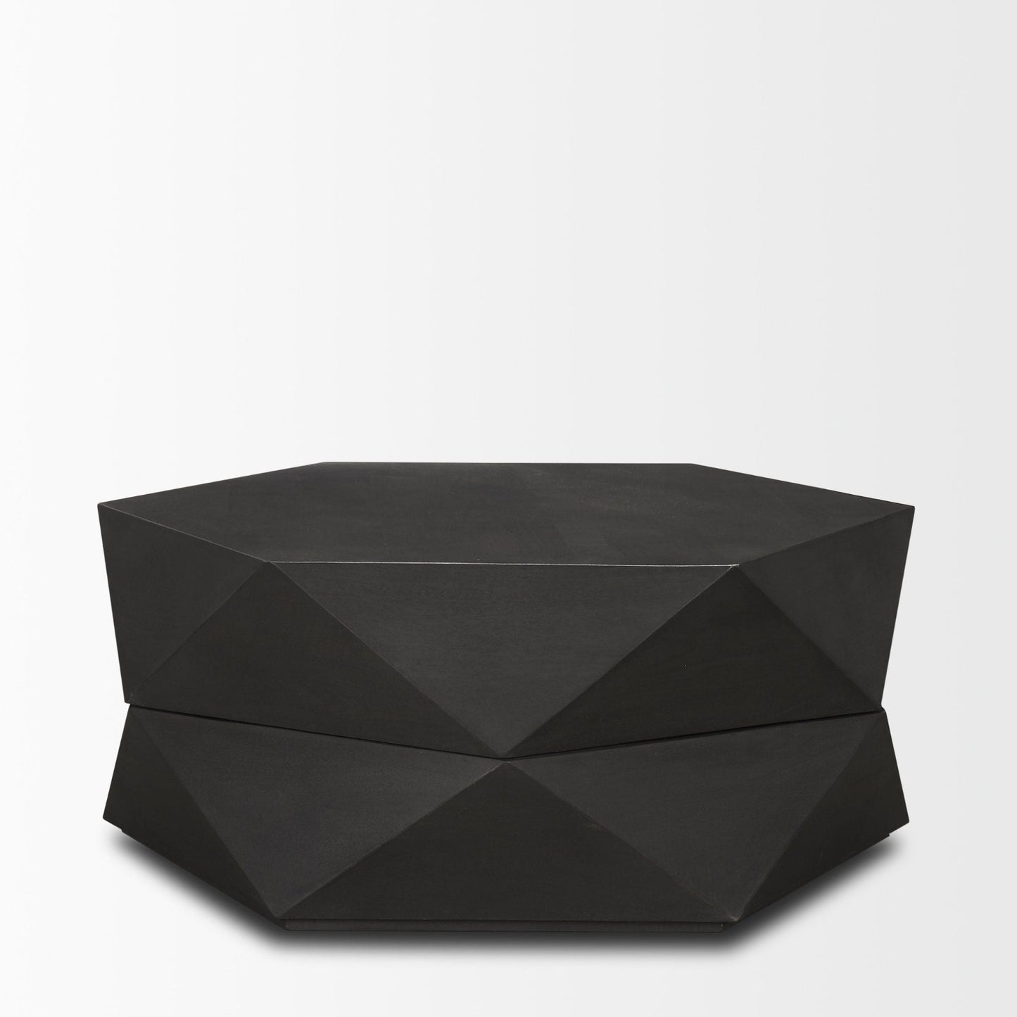 Mercana Arreto Wooden Hexagonal Coffee Table