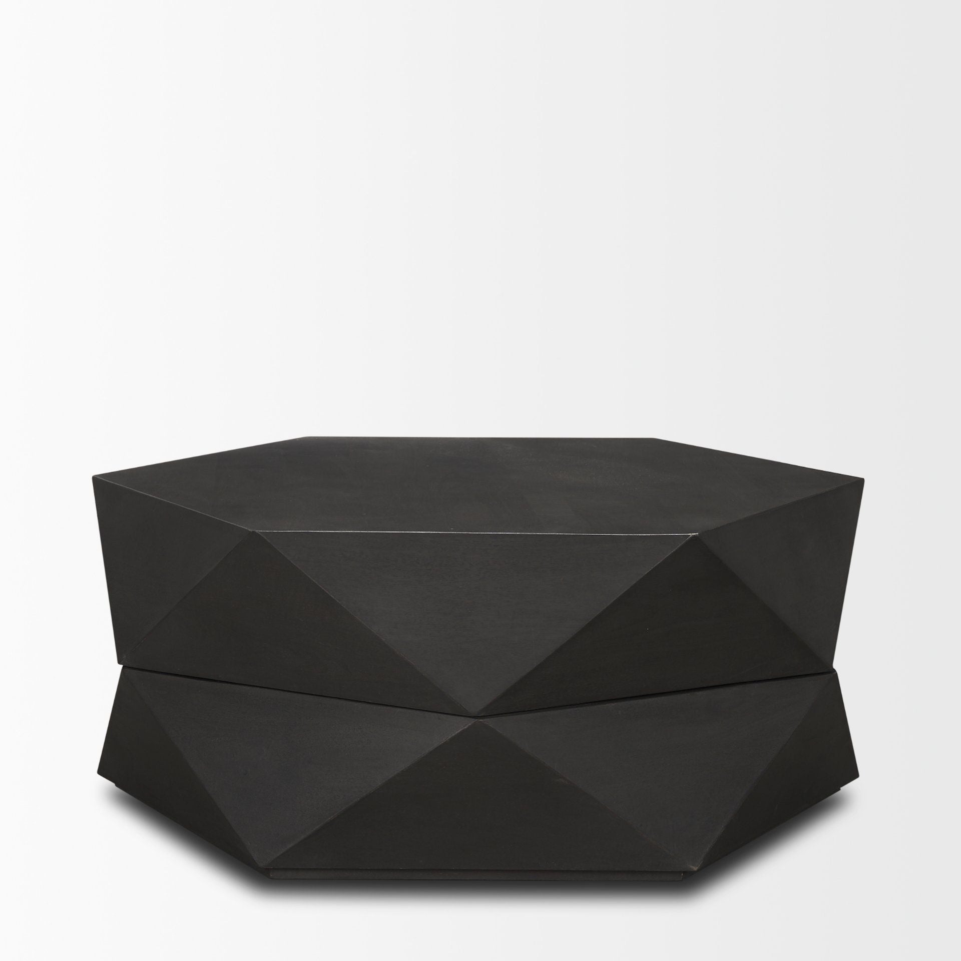 Mercana Arreto Wooden Hexagonal Coffee Table