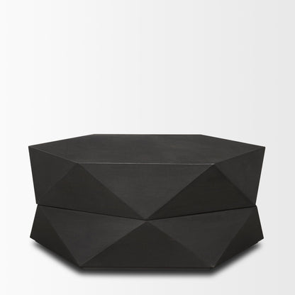 Mercana Arreto Wooden Hexagonal Coffee Table