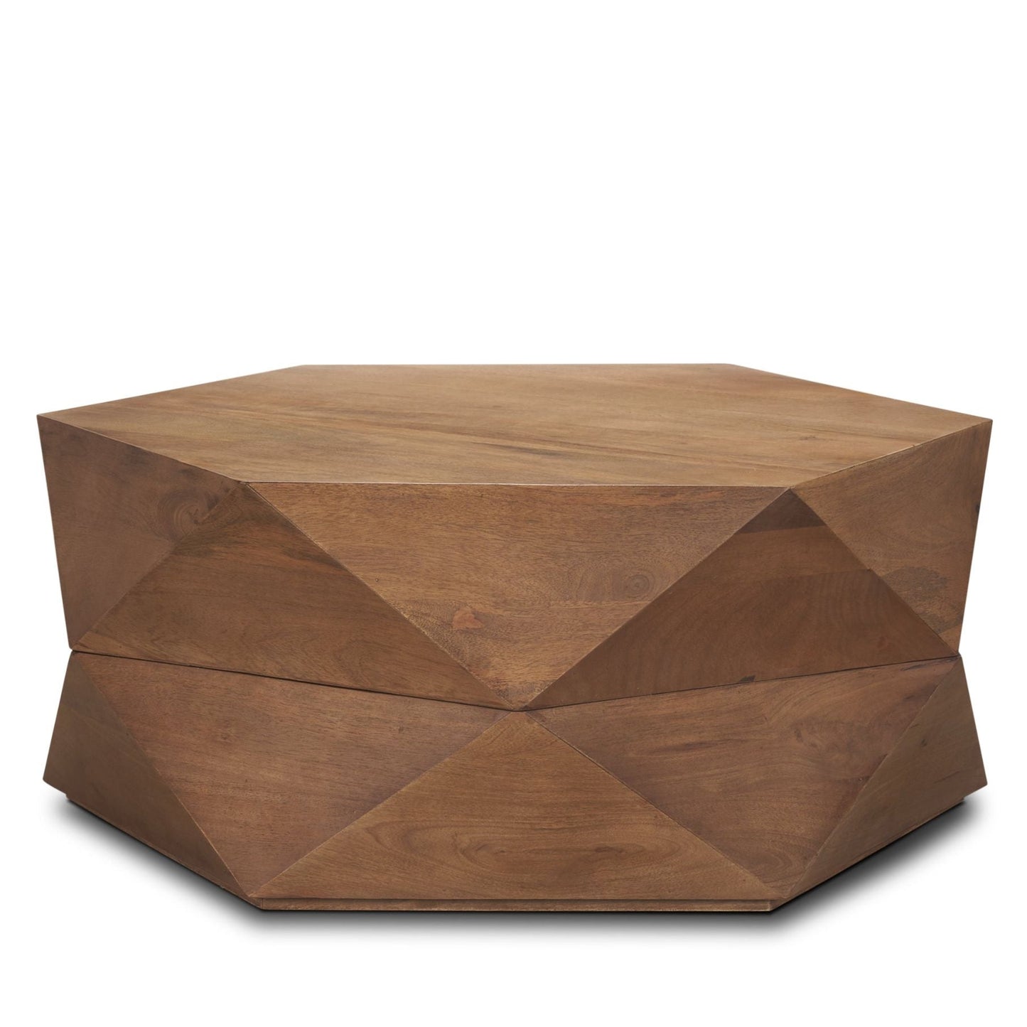 Mercana Arreto Wooden Hexagonal Coffee Table