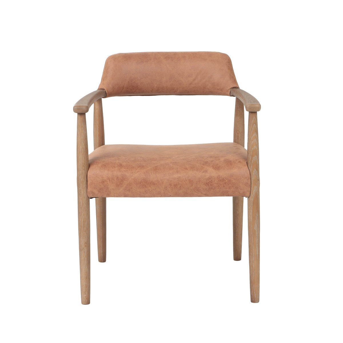 LH Home Artemis Top Grain Leather Dining Chair (Set of 2)