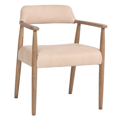 LH Home Artemis Top Grain Leather Dining Chair (Set of 2)