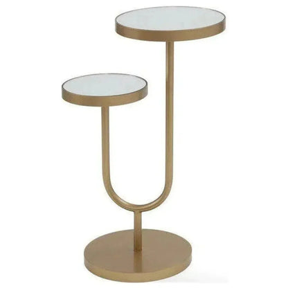 Artistry High - Low Scatter Round Accent Table - LOOMLAN - Bassett Mirror - Side Tables