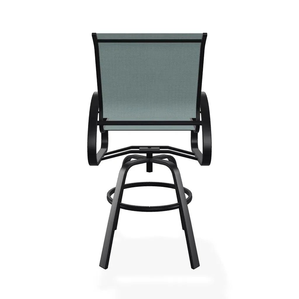 Telescope Aruba II Sling Bar Height Swivel Outdoor Cafe Chair