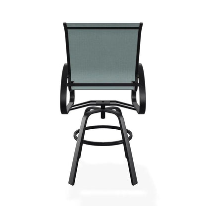Telescope Aruba II Sling Bar Height Swivel Outdoor Cafe Chair