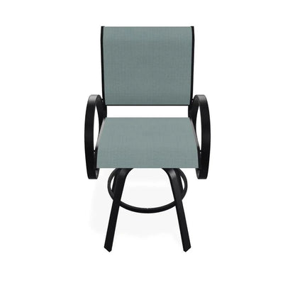 Telescope Aruba II Sling Bar Height Swivel Outdoor Cafe Chair