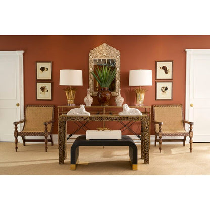 Chelsea House Aryana Artistic Wooden Frame Arm Chair