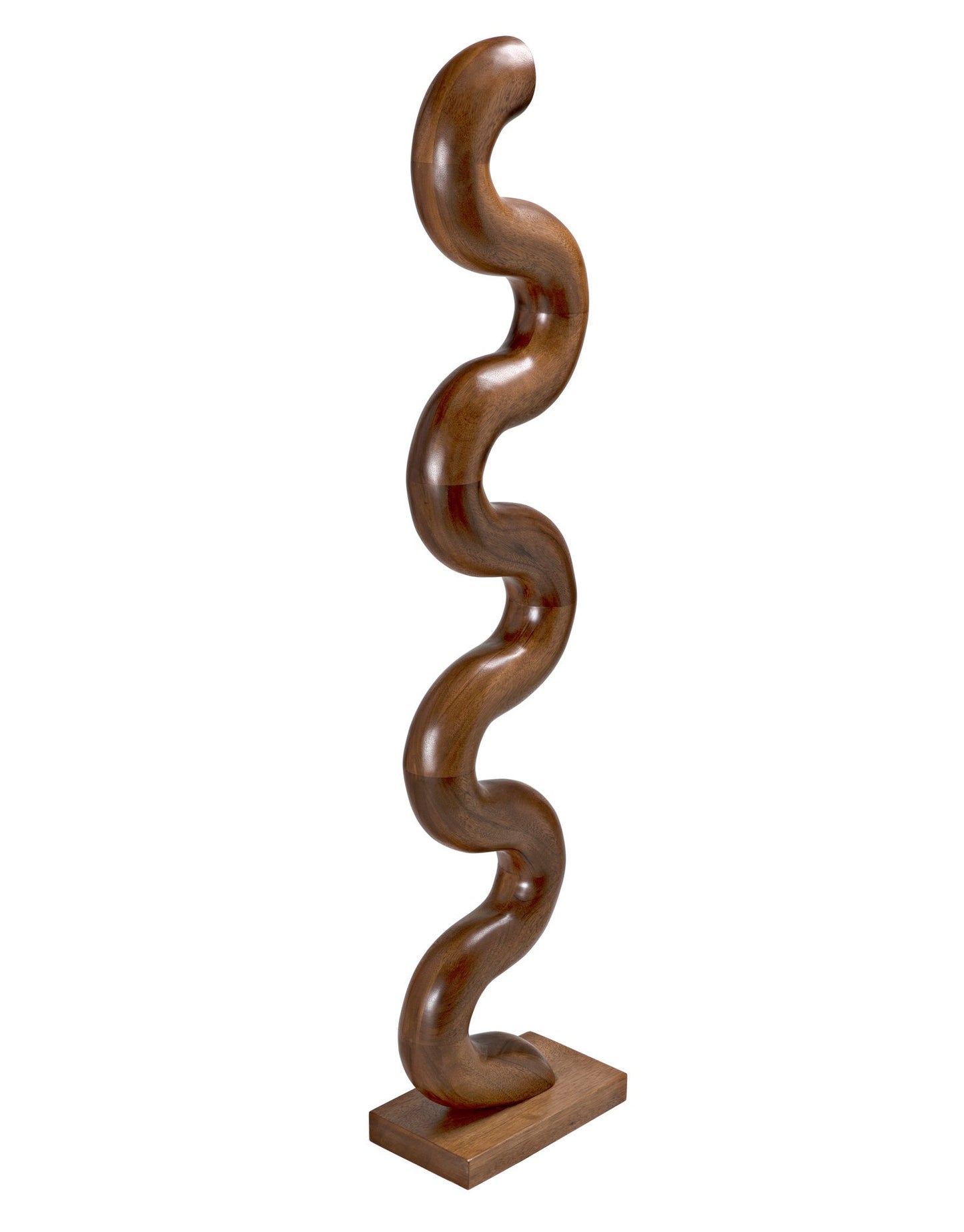 Asclepius Sculpture-Statues & Sculptures-Noir-Sideboards and Things