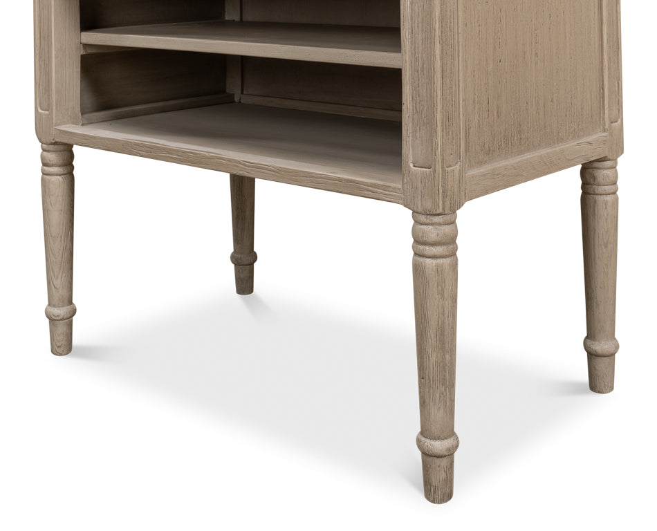 Asher End Table-Side Tables-Sarreid-LOOMLAN