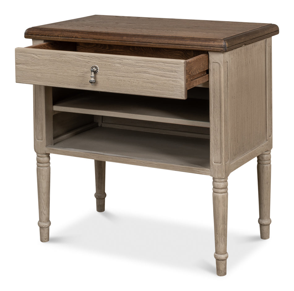 Asher End Table-Side Tables-Sarreid-LOOMLAN