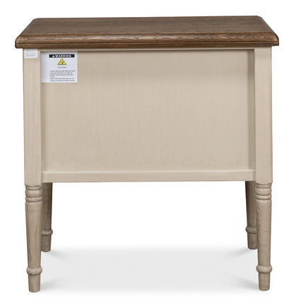 Asher End Table-Side Tables-Sarreid-LOOMLAN