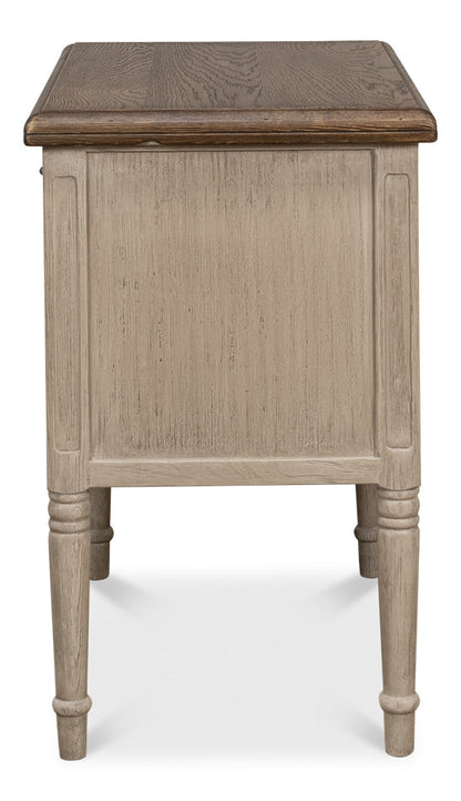 Asher End Table-Side Tables-Sarreid-LOOMLAN