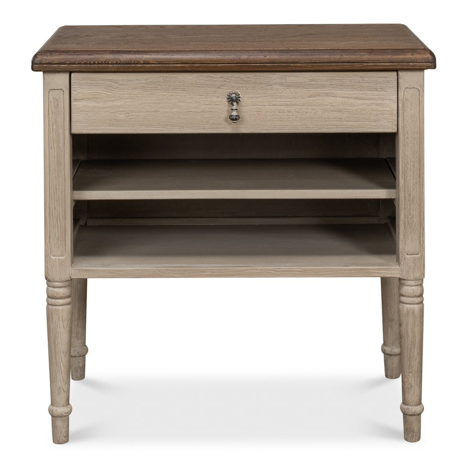 Asher End Table-Side Tables-Sarreid-LOOMLAN