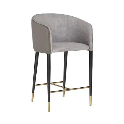 Asher Polyester Upholstered Counter Stool