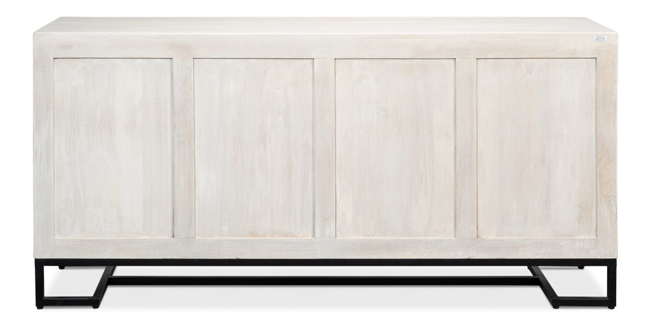 Asiger Four Door Sideboard Buffet for Dining Room-Sideboards-Sarreid-LOOMLAN