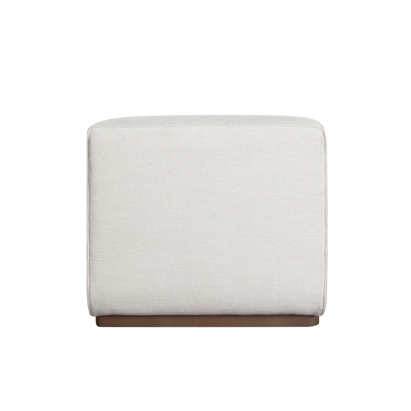 Diamond Sofa Aspen Cream Fabric Armless Chair