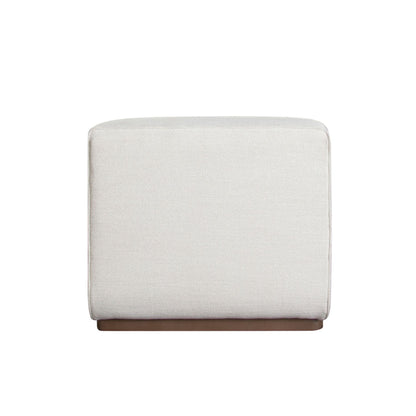 Diamond Sofa Aspen Cream Fabric Armless Chair