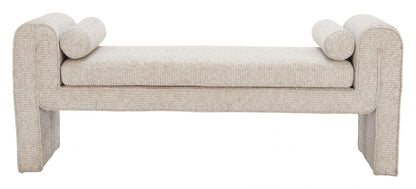 Zuo Modern Astar Textured Fabric Bedroom Bench